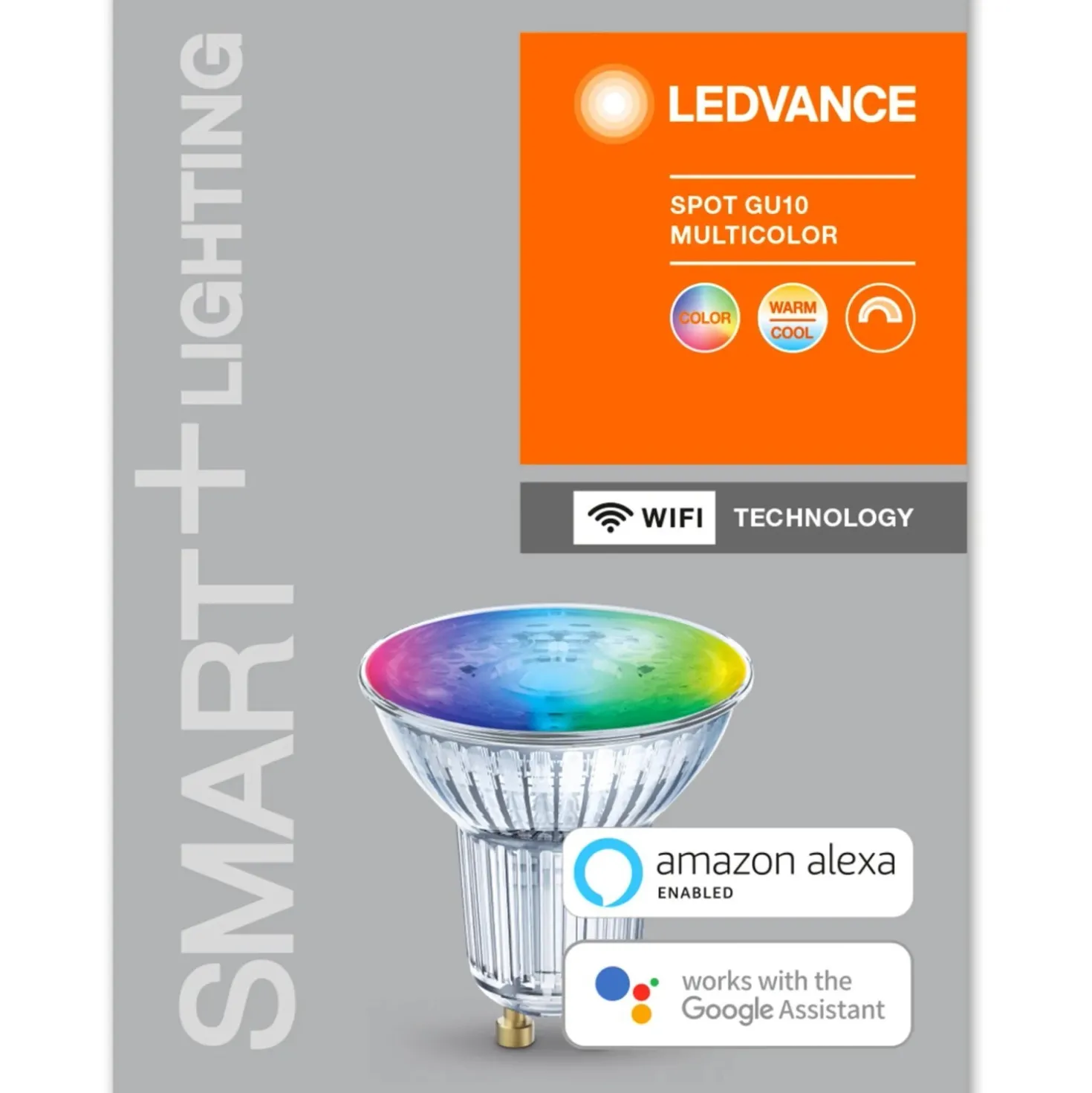 Lampadina LED Ledvance Smart Home WiFi RGBW PAR16 GU10 350 lm