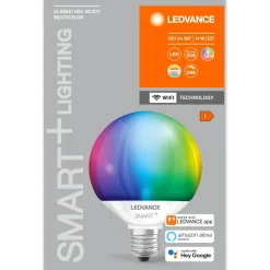Lampadina LED Ledvance Smart Home+Wifi Globe E27 14 W 1521 lm 2700-6500 K RGBW