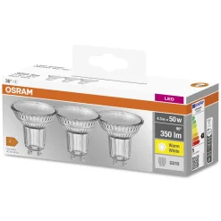 Lampadina LED Osram con riflettore PAR16 GU10 4.3=50 W 350 lm 2700 K 3 pz