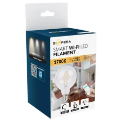 Lampadina led Smart Wi-Fi Mini Globo E27 8W 2700K 1055lm