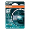 Lampadina per luce targa, posizione, di cortesia colore blu Osram