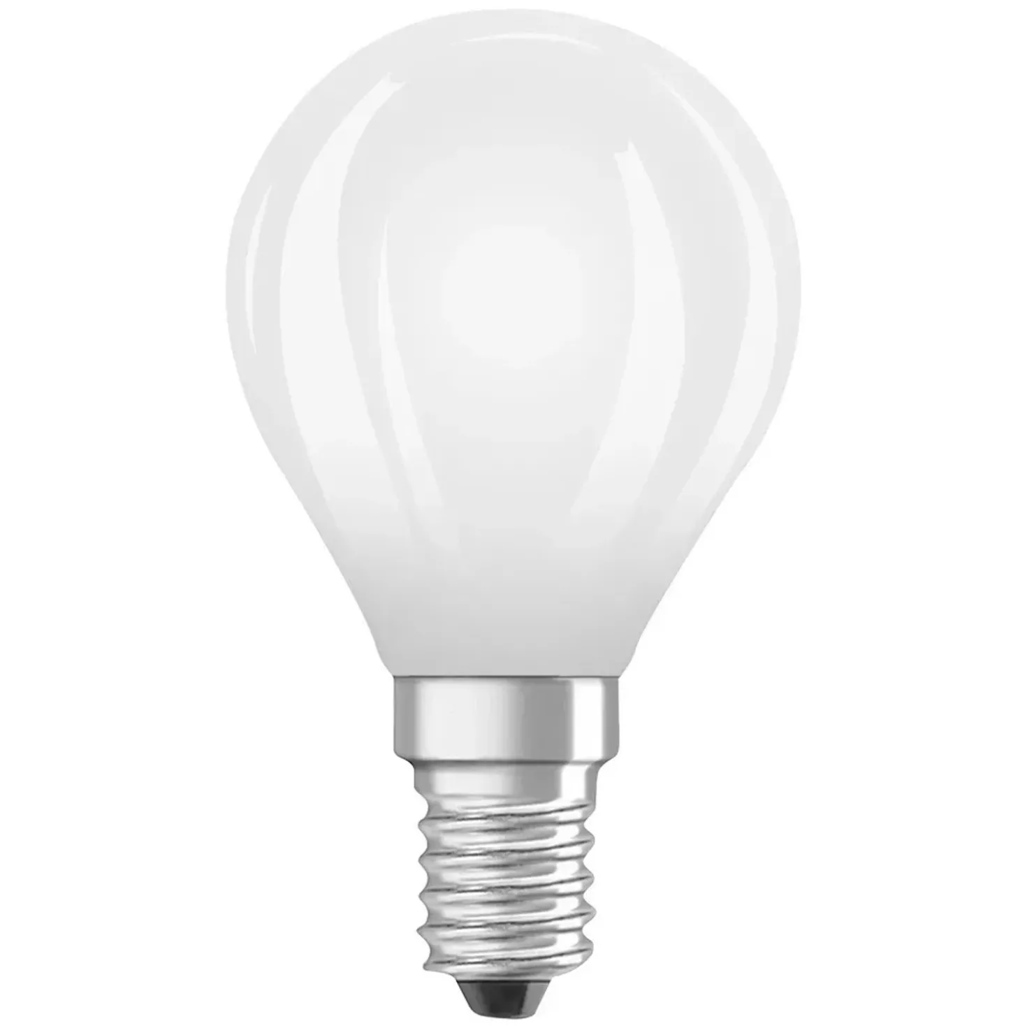 Lampadine LED E14 forma a sfera Osram 806lm bianco opaco 3 pz 4000K