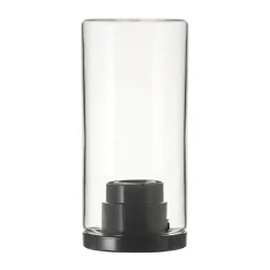 Lampioncino da esterno Cilindro set H 23 cm trasparente