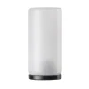 Lampioncino da esterno Cilindro set H 23 cm opale