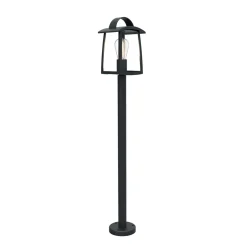 Lampioncino da esterno E27 Kelseynero 40 W H 103 cm