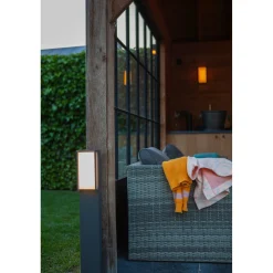 Lampione da giardino LED Qubo Smart Home 16 W 1000 lm RGB antracite