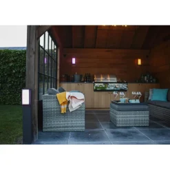 Lampione da giardino LED Qubo Smart Home 16 W 1000 lm RGB antracite