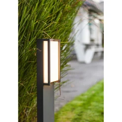 Lampione da giardino LED Qubo Smart Home 16 W 1000 lm RGB antracite