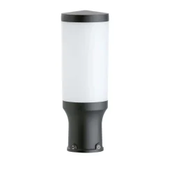 Lampione da giardino Testa-palo E27 Cactus H26,6 cm x D 6 cm nero