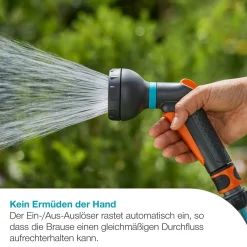Lancia irrigazione Gardena Classic getto a doccia