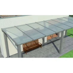 Lastra in policarbonato alveolare Onduline 98x200 cm sp 6 mm trasparente