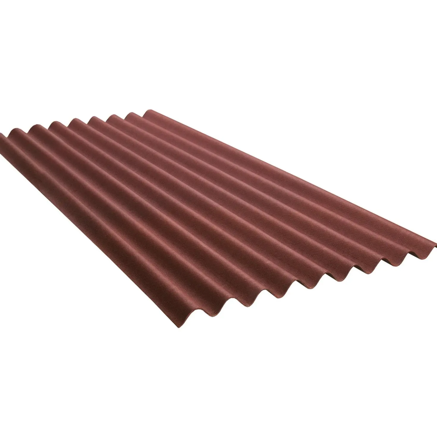 Lastra Onduline da copertura 200x85 cm rosso