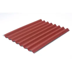 Lastra Onduline da copertura 100x76 cm rosso intenso