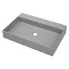 Lavabo appoggio granito Puerto Padre Idrostile foro 400x100 mm Grig met
