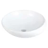 Lavabo da appoggio Batabanó Idrostile foro rubinetto 470x160 mm bianco