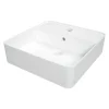 Lavabo da appoggio ceramica Artemisa Idrostile 420x120 mm bianco