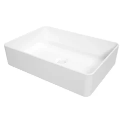 Lavabo da appoggio ceramica Artemisa Idrostile 355x120 mm Bianco