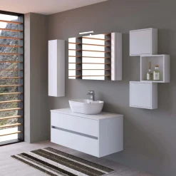 Lavabo da appoggio Cielo 60 in ceramica 60x42x17 cm bianco