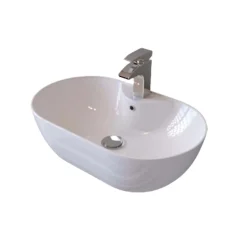 Lavabo da appoggio Cielo 60 in ceramica 60x42x17 cm bianco