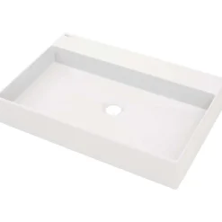 Lavabo da appoggio granito Puerto Padre Idrostile foro 400x100 mm Alabastro