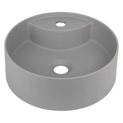 Lavabo da appoggio granito Limonar Idrostile foro rubinetto Grigio met