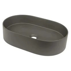 Lavabo da appoggio granito Limonar Idrostile 350x125 mm Antracite metallizzato