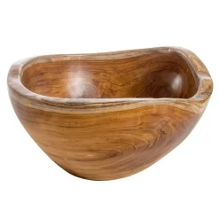 Lavabo da appoggio in teak Sarong