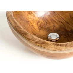 Lavabo da appoggio in teak Sarong
