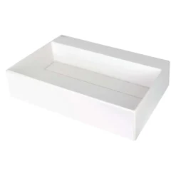 Lavabo da appoggio ovale Puerto Padre Idrostile foro rubinetto Alabastro