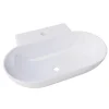 Lavabo da appoggio Pisa in ceramica 56x39 cm