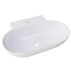 Lavabo da appoggio Pisa in ceramica 56x39 cm