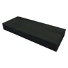 Lavabo da appoggio rett Placetas Idrostile copripiletta 400x120 mm nero