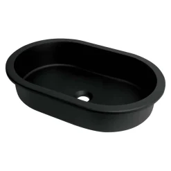 Lavabo da incasso granito Limonar Idrostile 390x145 mm Nero