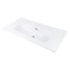 Lavabo da incasso granito Bauta Idrostile foro rubinetto 60 cm bianco