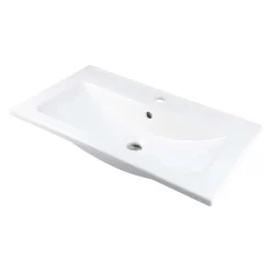Lavabo da incasso Idrostile basetta rubinetteria 360x140 mm
