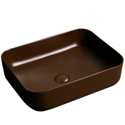 Lavabo d`appoggio Nature marrone 500x400x135 mm