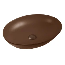 Lavabo d`appoggio Nature marrone 600x400x150 mm