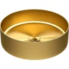Lavabo in acciaio inox Foyer oro