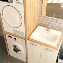 Lavabo in ceramica 70x51 cm