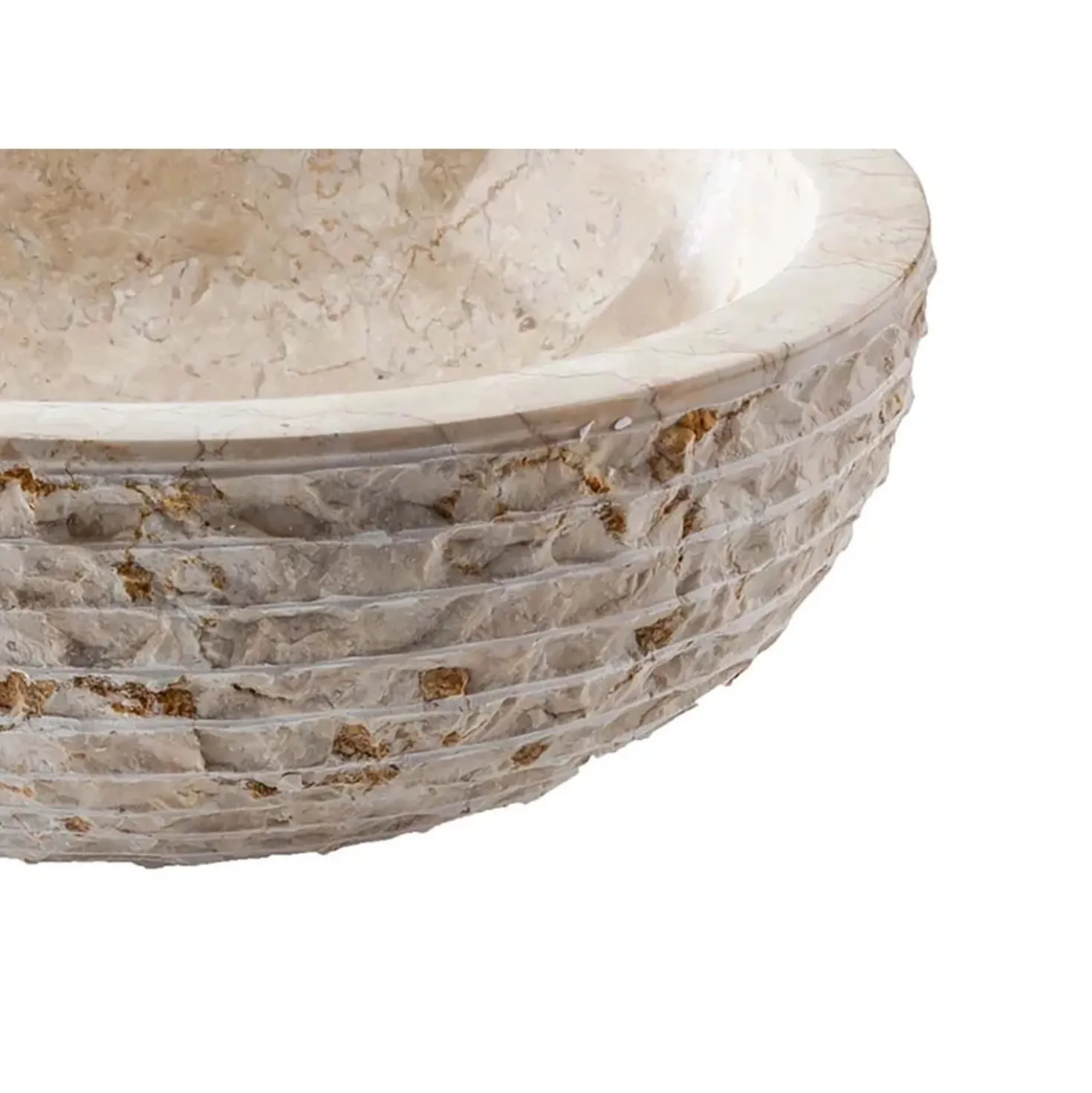 Lavabo in marmo Gea avorio