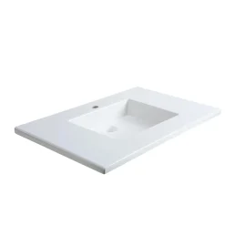 Lavabo per disabili in ceramica bianco
