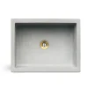 Lavandino da esterno Stoccarda in cemento grigio 45x35x16 cm