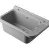 Lavandino da garage e giardino 59 cm colore grigio mineral