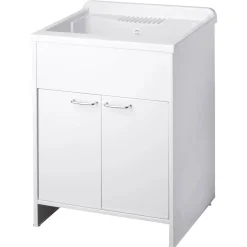 Lavatoio con anta singola pratiko in PVC