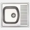 Lavello 1 vasca con gocciolatoio Idrostile Jatibonico 510x150 mm satinato