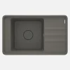 Lavello 1 vasca con gocciolatoio Idrostile Varadero 500x229 mm Antracite Met