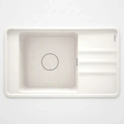 Lavello 1 vasca con gocciolatoio Idrostile Varadero 500x229 mm alabastro