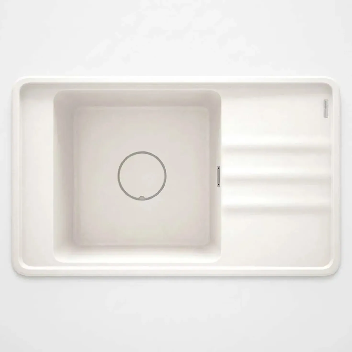 Lavello 1 vasca con gocciolatoio Idrostile Varadero 500x229 mm alabastro