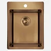 Lavello 1 vasca forma 3 Idrostile Ciego de Ávila 505x200 mm bronzo spazzolato