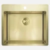 Lavello 1 vasca forma orizz Idrostile Ciego de Ávila 505x200 mm oro spaz
